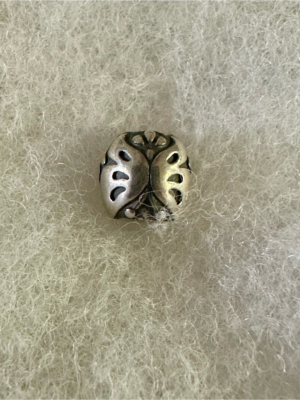 Pandora Sterling Silver Butterfly Charm Bead - Women Jewelry
